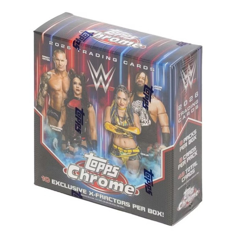 2026 Topps Chrome WWE Wrestling Mega Box