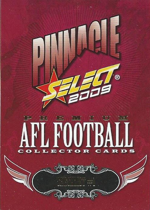 2009 Select AFL Pinnacle Set of 195 Football cards