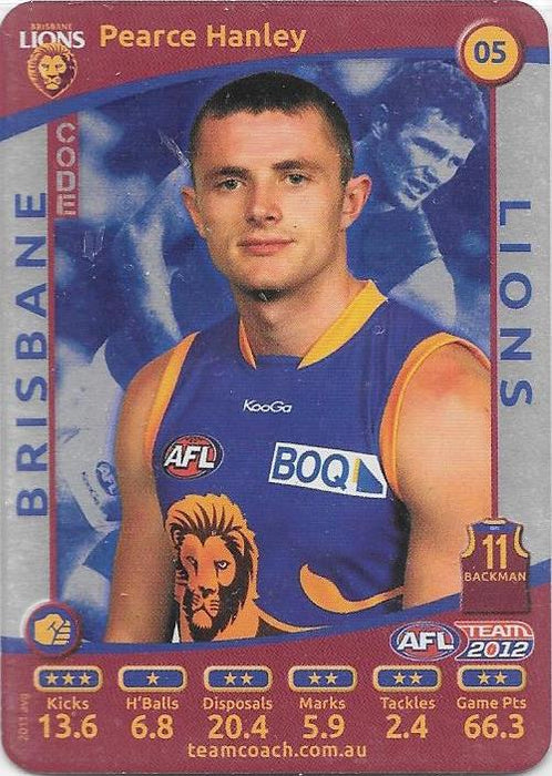 2012 Teamcoach AFL Silver Parallel card - 1 to 200 - Pick Your Card