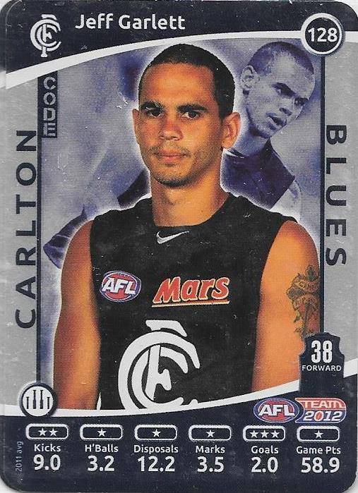 2012 Teamcoach AFL Silver Parallel card - 1 to 200 - Pick Your Card