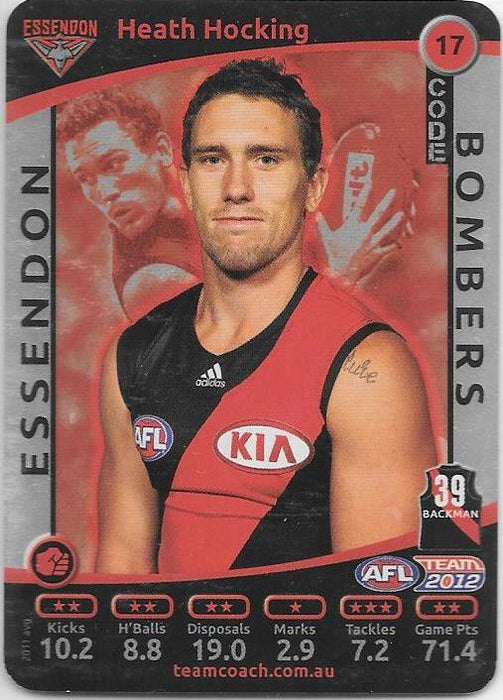 2012 Teamcoach AFL Silver Parallel card - 1 to 200 - Pick Your Card