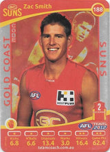 2012 Teamcoach AFL Silver Parallel card - 1 to 200 - Pick Your Card