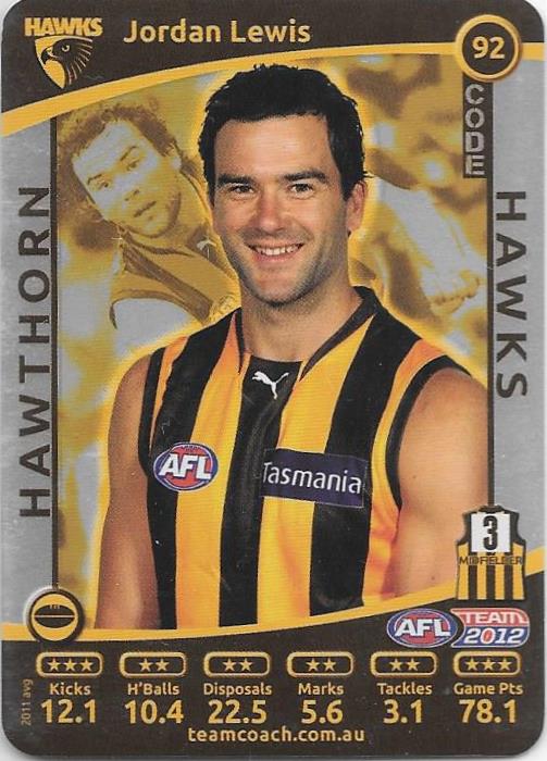 2012 Teamcoach AFL Silver Parallel card - 1 to 200 - Pick Your Card