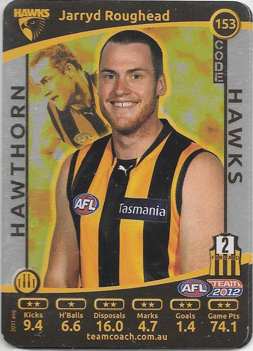 2012 Teamcoach AFL Silver Parallel card - 1 to 200 - Pick Your Card