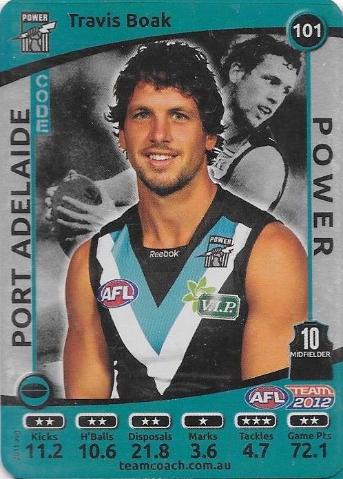 2012 Teamcoach AFL Silver Parallel card - 1 to 200 - Pick Your Card