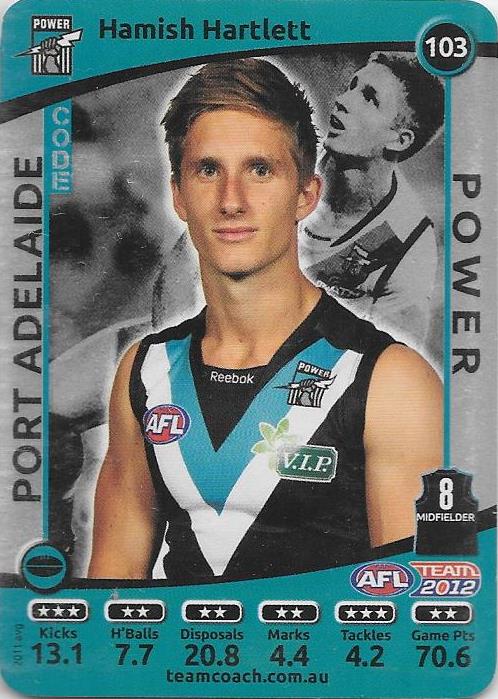 2012 Teamcoach AFL Silver Parallel card - 1 to 200 - Pick Your Card