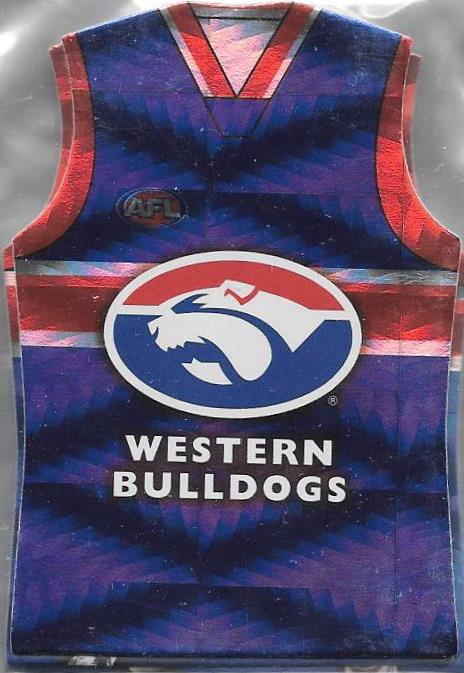 Western Bulldogs, Holofoil Guernsey Die-cut Team Set, 2010 Select AFL Prestige