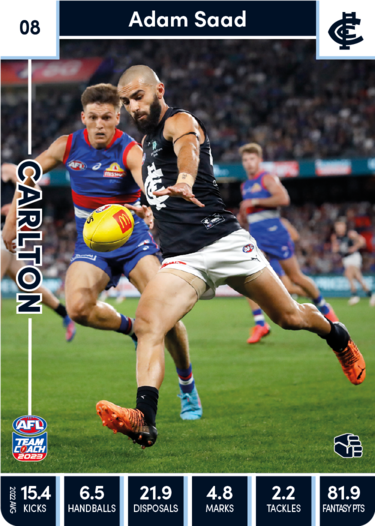 2023 Teamcoach AFL Common Cards -  Cards 1 to 100 - Pick Your Card