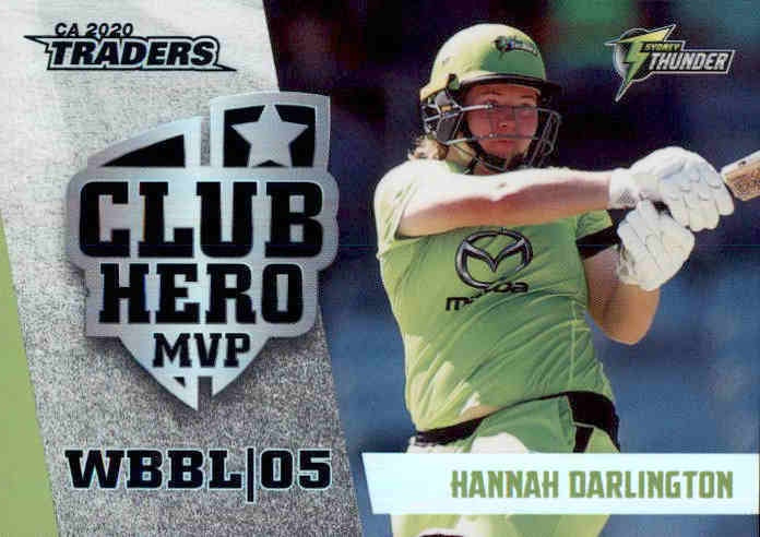 Hannah Darlington, Club Hero, 2020-21 TLA Cricket Australia and BBL