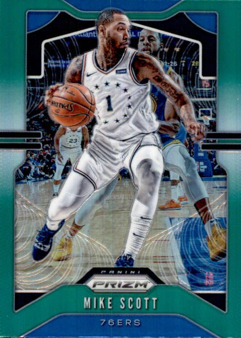 Mike Scott, 2019-20 Prizm Basketball GREEN Refractor