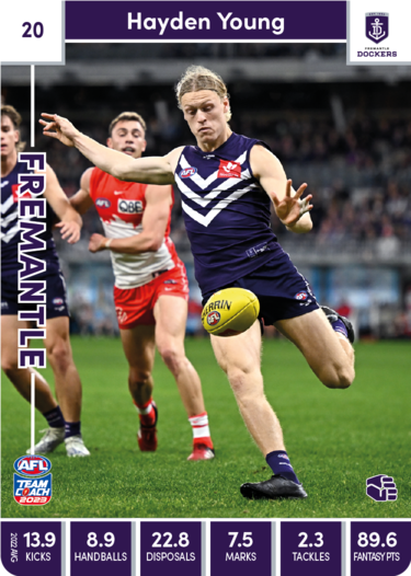 2023 Teamcoach AFL Common Cards -  Cards 1 to 100 - Pick Your Card