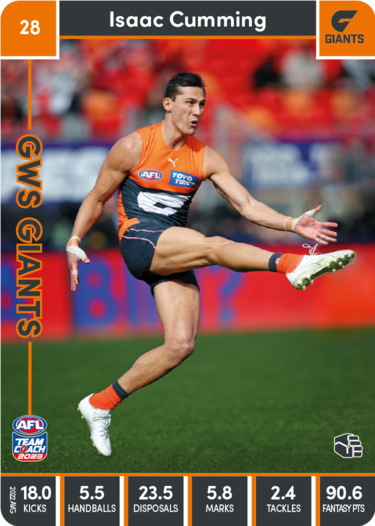 2023 Teamcoach AFL Common Cards -  Cards 1 to 100 - Pick Your Card