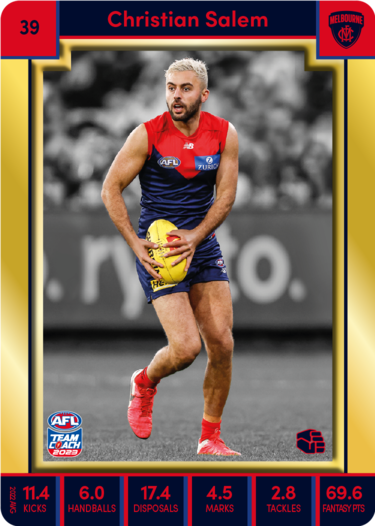 Christian Salem, 39, Gold Parallel, 2023 Teamcoach AFL