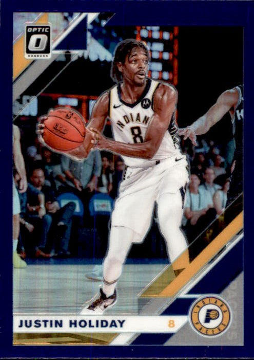 Justin Holiday, Purple Prizm, 2019-20 Panini Donruss Optic Basketball NBA