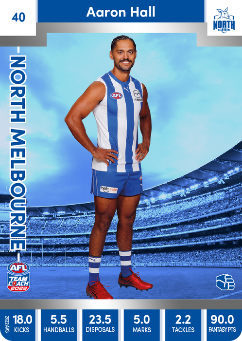Aaron Hall, 40, Silver Parallel, 2023 Teamcoach AFL