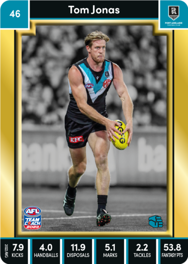 Tom Jonas, 46, Gold Parallel, 2023 Teamcoach AFL