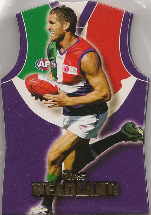 Fremantle Dockers, Guernsey Die-Cut Team Set, 2006 Select AFL Supreme