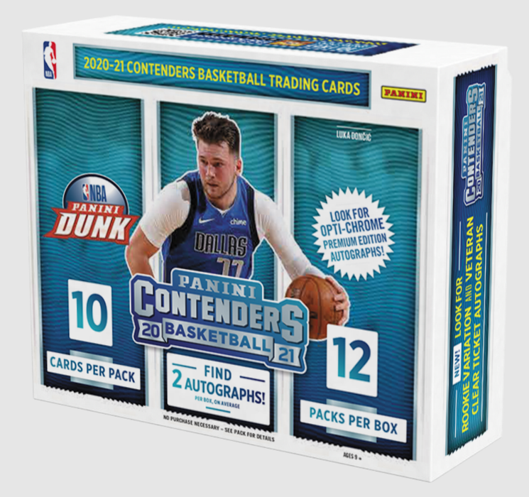 2020-21 Panini Contenders Basketball NBA Hobby Box