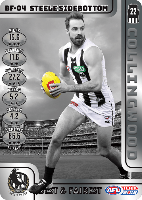 Steele Sidebottom, Best & Fairest, 2018 Teamcoach AFL