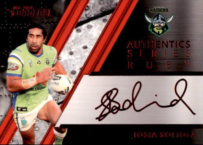 Iosia Soliola, Red Signature, 2019 TLA/ESP Traders NRL