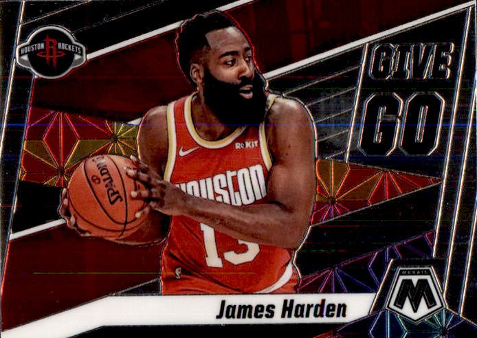 James Harden, Give and Go, 2019-20 Panini Mosaic Basketball NBA