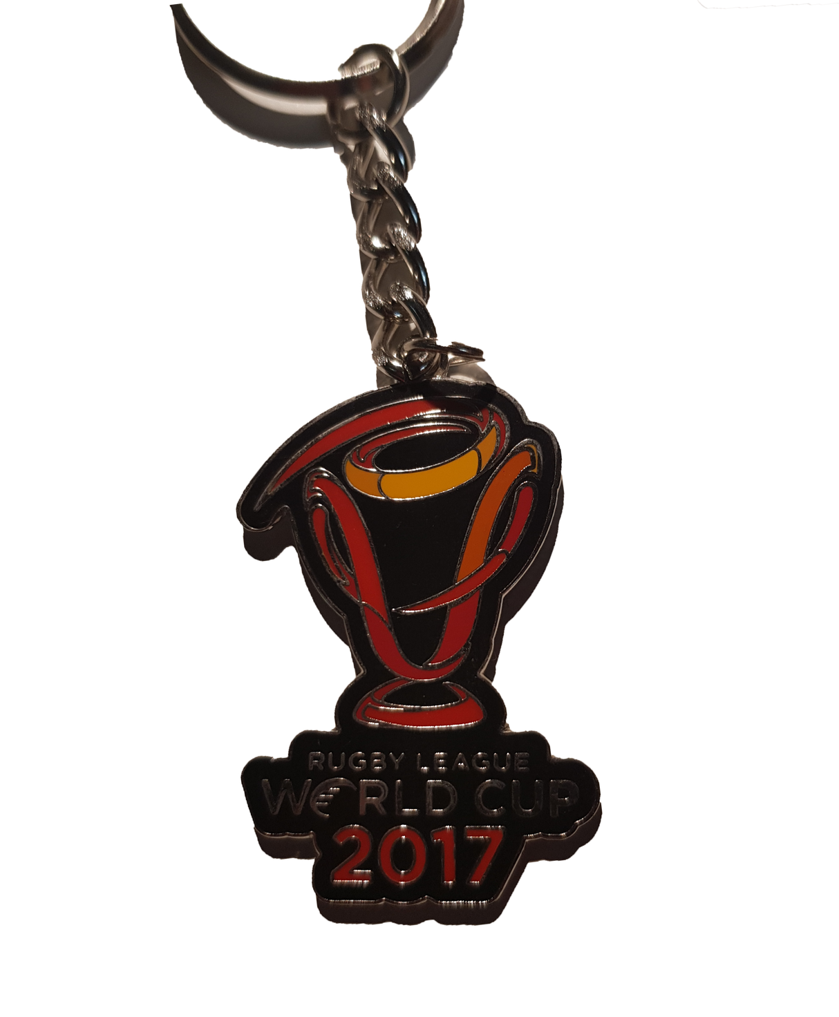 2017 Rugby League World Cup Logo Metal Keyring
