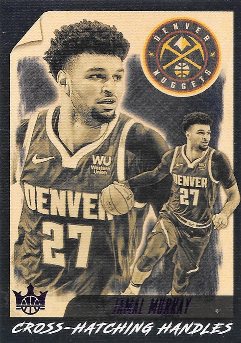 Jamal Murray, Cross-Matching Handles PURPLE, 2019-20 Panini Court Kings Basketball NBA