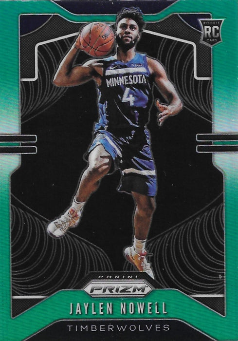 Jaylen Nowell, RC, Green Refractor, 2019-20 Prizm Basketball NBA