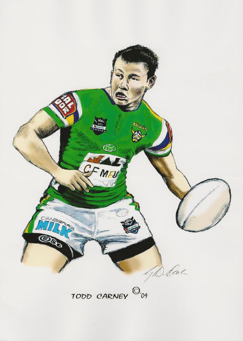 Todd Carney, GregsArt A4 Print