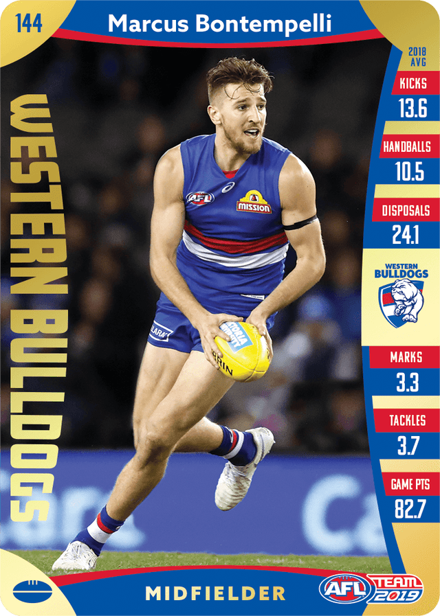 Marcus Bontempelli, Gold, 2019 Teamcoach AFL