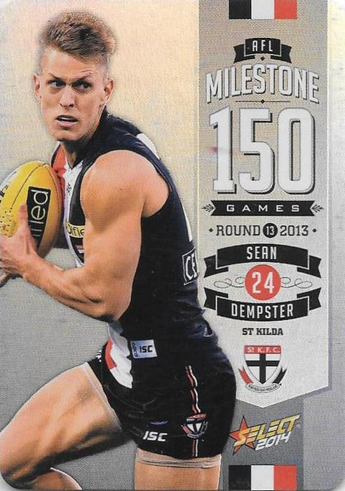 Sean Dempster, 150 Game Milestone, 2014 Select AFL Champions