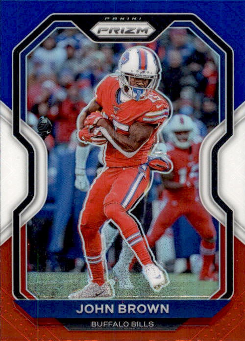 John Brown, Red White Blue Prizm, 2020 Panini Prizm Football NFL
