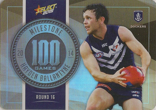 Hayden Ballantyne, 100 Games Milestone, 2015 Select AFL Champions