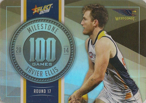 Xavier Ellis, 100 Games Milestone, 2015 Select AFL Champions