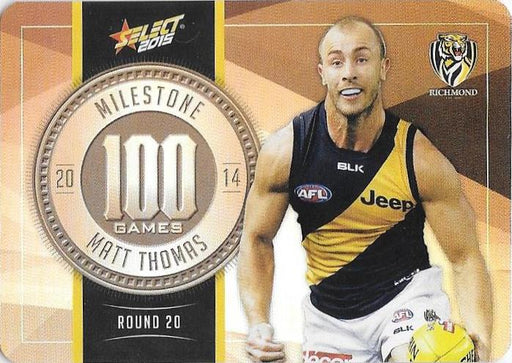 Matt Thomas, 100 Games Milestone, 2015 Select AFL Champions