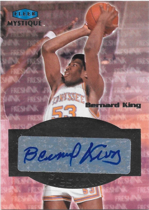 Bernard King, Mystique Fresh Ink Signature, 2012-13 Fleer Retro Basketball NBA