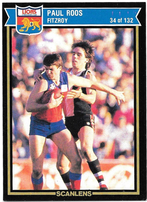 Paul Roos, 1987 Scanlens VFL