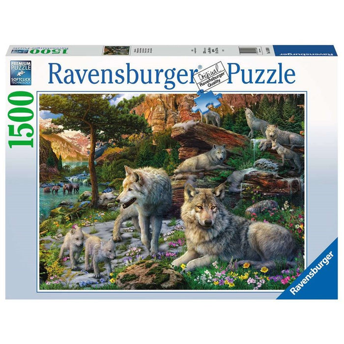 Ravensburger Wolves in Spring 1500 Piece Jigsaw Puzzle