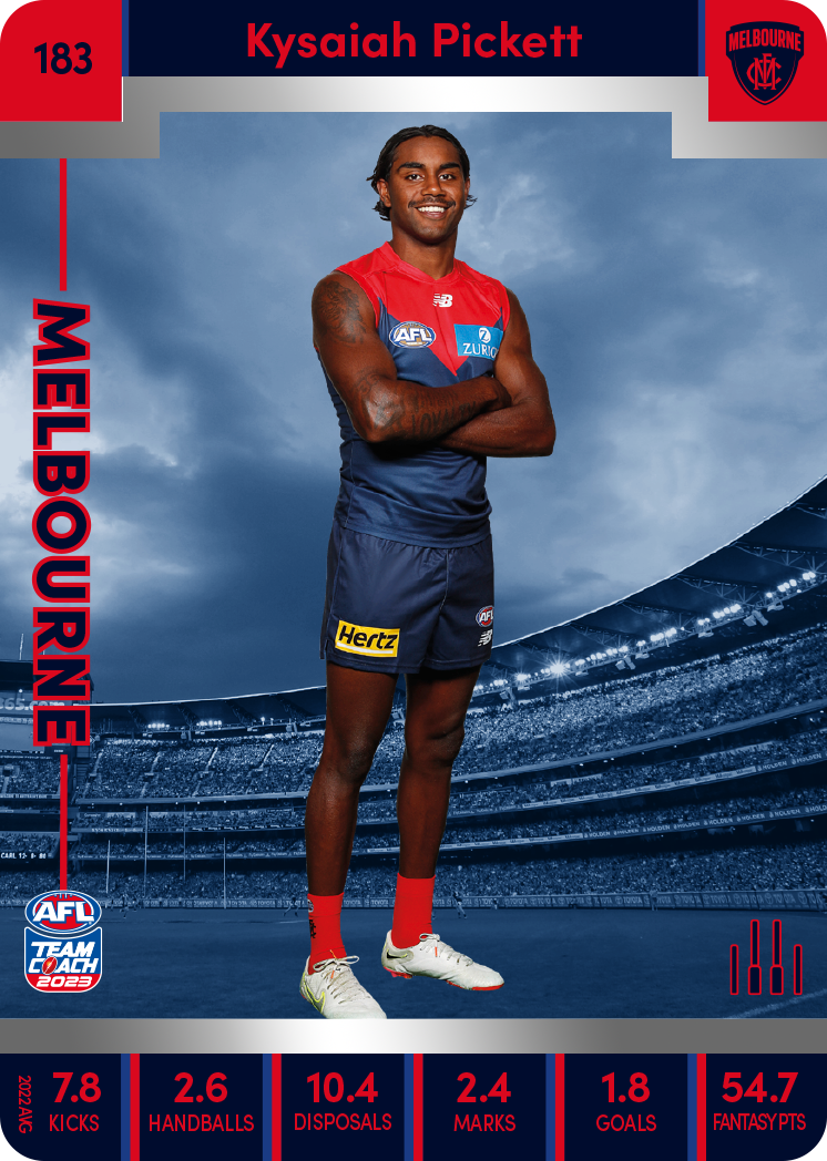 Kysaiah Pickett, 183, Silver Parallel, 2023 Teamcoach AFL
