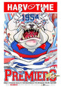 Footscray 1954 Premiers, Harv Time Poster