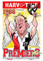 St Kilda 1966 Premiers, Harv Time Poster