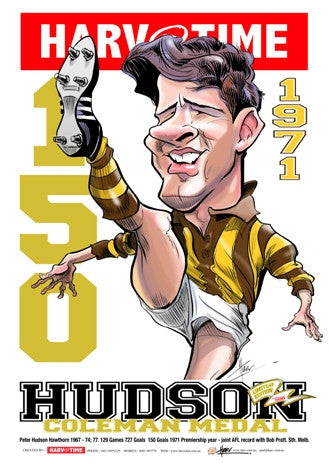 Peter Hudson, 1971 Coleman Medal, Harv Time Poster