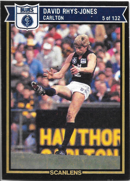 David Rhys-Jones, 1987 Scanlens VFL