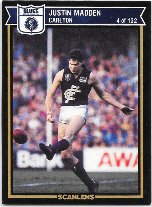 Justin Madden, 1987 Scanlens VFL