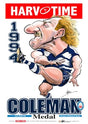 Gary Ablett, 1994 Coleman Medal, Harv Time Poster