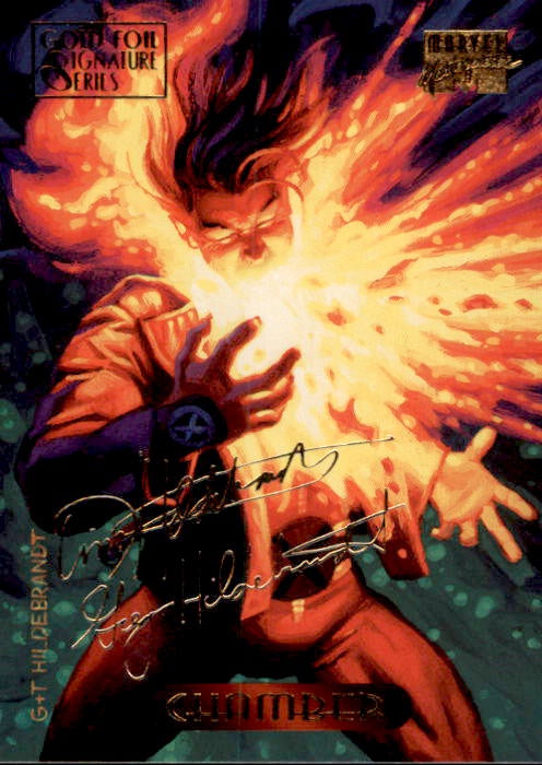 Chamber, #23, Gold Foil Signature Series, 1994 Marvel Masterpieces