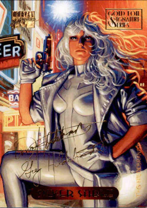Silver Sable. #110, Gold Foil Signature Series, 1994 Marvel Masterpieces