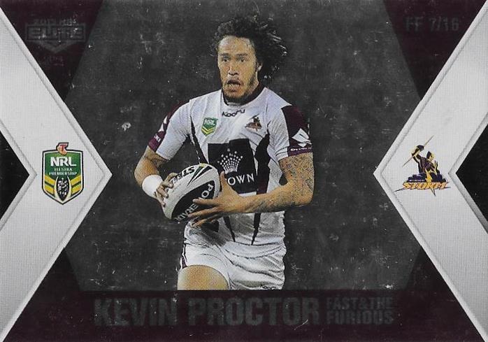 Silver Fast & Furious, 2013 ESP Elite NRL - FF1 to FF16 - Pick Your Card