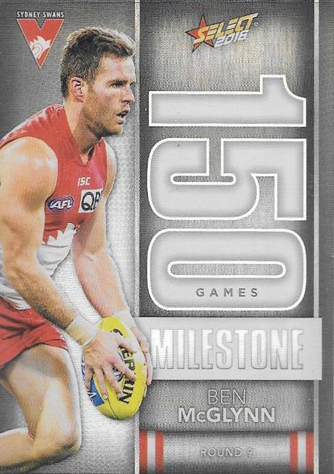 Ben McGlynn, 150 Games Milestone, 2016 Select AFL Footy Stars