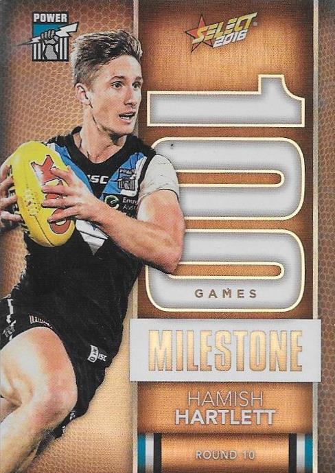 Hamish Hartlett, 100 Games Milestone, 2016 Select AFL Footy Stars